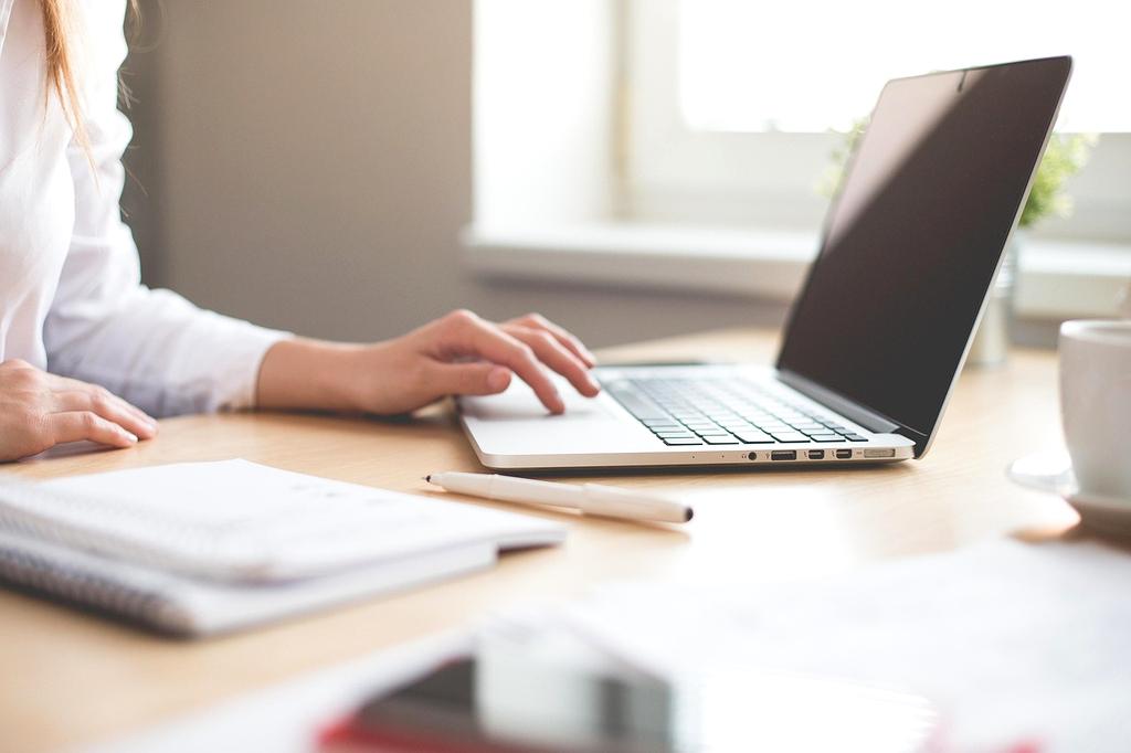 Journalists working in an office environment